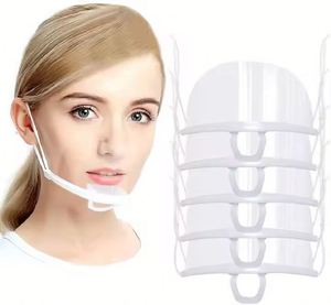 Masque jetable transparent de haute qualité pour le personnel hôtelier et la restauration professionnelle, anti-gouttelettes de salive, avec logo personnalisé - Product Image 3