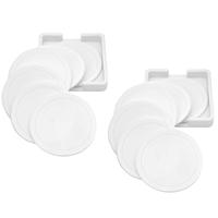 Sous-verres en papier de soie biodégradable de qualité alimentaire, personnalisables en gros, pour la maison, la voiture, les restaurants et les hôtels