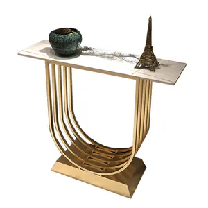 Hot Selling Modern Console Table Gold Luxury Modern Table Consoles