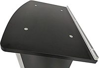 Centre de table de présentation, en plexiglas et bois noir, 1 pièce, support de tasse sur roues, église, plateau, conférence