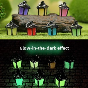 Lanterne Cheval Lumineuse en Résine Créative, Composition Florale, Miniature de Jardinage <span class=keywords><strong>Paysager</strong></span>, <span class=keywords><strong>Petit</strong></span> Pendentif Décoratif, Plante Succulente - Product Image 2