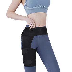 Vente en gros Chine Fitness Respirant Compression Soulagement de la douleur du nerf sciatique Orthèse de soutien de cuisse - Product Image 3