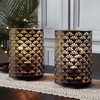 Lampe de table lanterne vintage ampoule LED pour l'extérieur lampe à piles marocaine lanterne sans fil