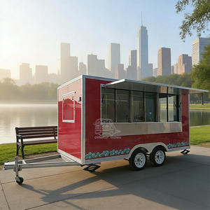 Cuisine mobile carrée certifiée DOT USA, homologuée CE, pour la vente de pizzas, de barbecues, de glaces et autres aliments, destinée à l'importation. - Product Image 4