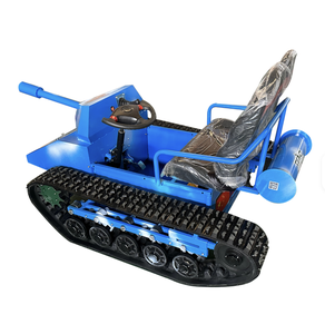 รถรางไฟฟ้าสำ<span class=keywords><strong>ห</strong></span>รับเล่นในสวน สนามเด็กเล่น รถตีนตะขาบยาง อะไหล่เครื่องจักรก่อสร้างสำหรับเด็กและผู้ใ<span class=keywords><strong>ห</strong></span>ญ่ รถถังตีนตะขาบ - Product Image 2