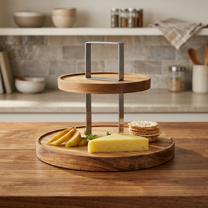 Wholesale Customized Multi-Tier <b>Wooden</b> <b>Cupcake</b> <b>Stand</b> Eco-Friendly Material Eco-Origin Type Cake Tools Friendly Design BS - Product Image 1