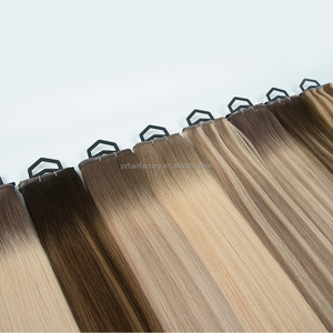 Best Salon Quality Remy Human Hair Butterfly Weft Invisible Micro <b>Bead</b> Hole Weft Double Drawn <b>Extensions</b> - Product Image 6