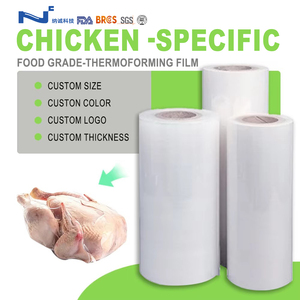 <span class=keywords><strong>Film</strong></span> rétractable <span class=keywords><strong>en</strong></span> plastique transparent de qualité alimentaire à prix compétitif, rouleau de <span class=keywords><strong>film</strong></span> rétractable haute barrière PA EVOH PE pour poulets entiers - Product Image 1