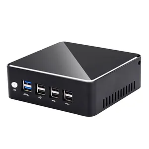 Hochwertiger Mini-PC N100 Quad-Core DDR4 M.2 mit Dual-Gigabit Ethernet 4K-Anzeige Win10 Intel ElkhartLake J 6412/J6413/J6426