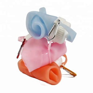 Bouteille d'eau en silicone anti-fuite 2018, bouteille pliable pour les voyages et les sports - Product Image 3