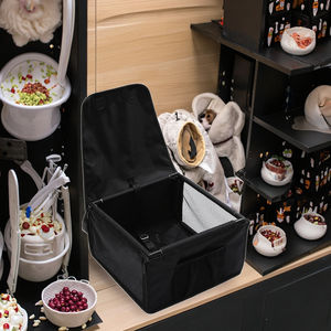 Kinghon Porte-<span class=keywords><strong>siège</strong></span> d'appoint portable respirant pour petits et moyens chiens Pliable Pet Car Basket Front Print Pattern pour chats - Product Image 4