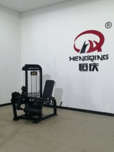 Equipo de gimnasio de fuerza, Pin cargado, entrenamiento de piernas acostadas, máquina de extensión horizontal para piernas propensas y sentadas - Product Image 5