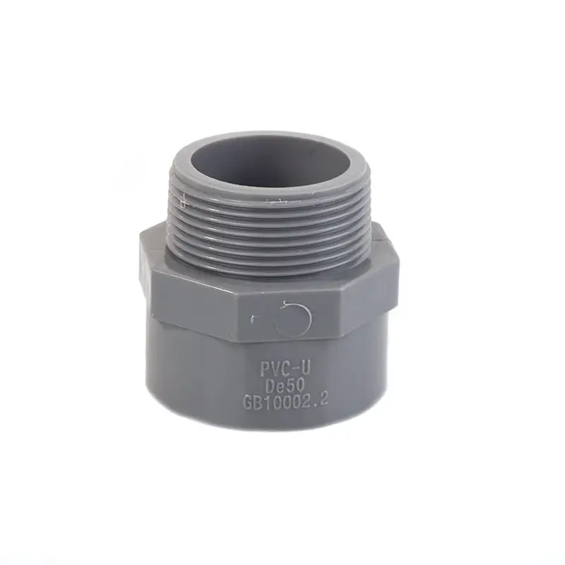 Pasokan Pabrik ANSI Piting Pipa Plastik SCH40 SCH80 Fitting Pipa PVC ASTM PVC Reducer Coupling