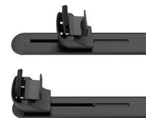 Barres <span class=keywords><strong>de</strong></span> <span class=keywords><strong>toit</strong></span> universelles en aluminium pour SUV, berline et break - Verrouillables, barres transversales réglables pour les voyages en famille - Product Image 3