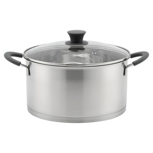 Nouvel arrivage d'usine : Batterie de cuisine en acier inoxydable avec poignées, comprenant des casseroles, des faitouts et des marmites à fond brasé - Product Image 2