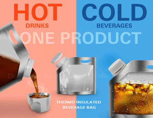 Sacs <span class=keywords><strong>de</strong></span> boisson 5L avec poignée pochette debout réutilisable personnalisée transparente pochette à eau <span class=keywords><strong>sac</strong></span> en plastique pour vin boisson eau boisson - Product Image 6