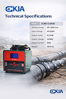 Machines à souder l'acier CKJA certifiées TIG, puissance 3-5 kW, garantie 3 ans, support OEM, fiables pour la construction de pipelines en plastique