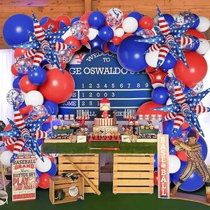 Globo Metálico con Diseño de Estrella de la Bandera Americana, para el 4 de Julio y Fiestas Patrióticas - Product Image 4
