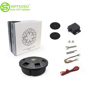 Subwoofer de voiture Sennuopu SW2010T à double bobine vocale avec amplificateur, sortie 500W, construction en aluminium haute puissance, ajustement universel - Product Image 1