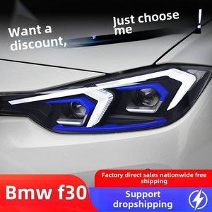 Phares LED de haute qualité pour BMW Série 3 F30 F35 (2013-2018) avec feux de jour et clignotants, lentille de restauration - Product Image 5