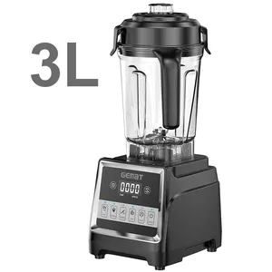 3L blender industri tugas berat komersial layar sentuh kontrol mixer blender kecepatan tinggi kualitas bagus mixeur blende