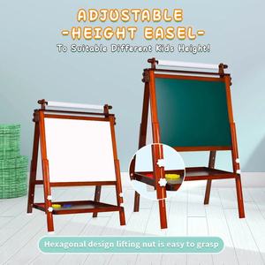 ไม้ปรับสองด้านหลายฟังก์ชั่นแม่เหล็กไม้การศึกษากระดานวาดภาพของเล่น - Product Image 4