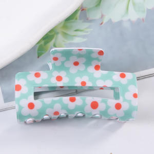 กิ๊บติดผมคุณภาพสูง พีวีซี ลายดอกไม้สไตล์ฮาวาย ดีไซน์หรูหรา สำหรับเด็ก ผู้หญิง และสตรี - Product Image 4