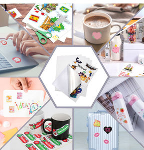 ورق صور مطلي فلكسوغرافية A3 A4 115 جم 135 جم 180 جم ورق لاصق ذاتي اللصق مخصص نافث للحبر ورق صور لامع قابل للطباعة - Product Image 3