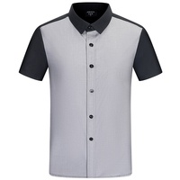 Uniforme de travail pour la réception d'hôtel, tenue d'été pour femmes, personnel de service alimentaire, manches courtes, en fibre de polyester unie, professionnel
