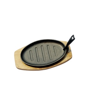 Offre Spéciale ovale <span class=keywords><strong>en</strong></span> <span class=keywords><strong>fonte</strong></span> Sizzler <span class=keywords><strong>plat</strong></span> <span class=keywords><strong>plat</strong></span> Fajita casserole avec plateau <span class=keywords><strong>en</strong></span> bois poignée <span class=keywords><strong>en</strong></span> <span class=keywords><strong>fonte</strong></span> - Product Image 5