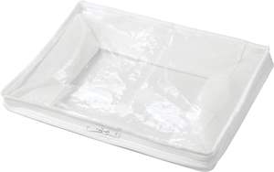 迷你细网洗衣袋带拉链精致收纳袋鞋子衣物收纳袋透明被子袋 - Product Image 3