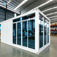 Maison modulaire préfabriquée économique en conteneur de 20 pieds, 2 chambres