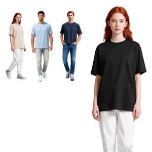 Camiseta de Algodón 100% de Alta Calidad con Logotipo Personalizado, Corte Regular para Hombre, Color Sólido, Unisex - Product Image 5