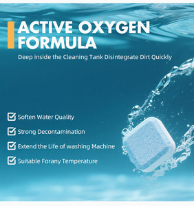 24-पैक ठोस आकार अपवर्ससेंट टैबलेट वाशिंग मशीन की सफाई के लिए डिस्पोजेबल टैबलेट डिस्पोजेबल टैबलेट - Product Image 4