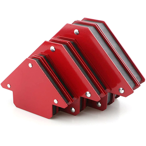 Supporti Magnetici Rossi a Forma di Freccia ad Alta Resistenza, con <span class=keywords><strong>Forza</strong></span> di Trazione di 25/50/75 LBS, Rivestiti in Polvere per Molteplici Angoli - Product Image 1