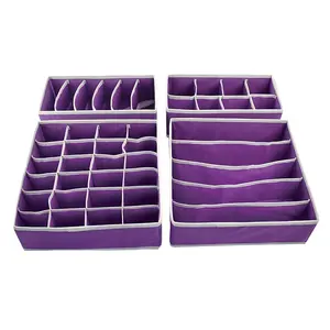 Hot Sale Custom Stand Modern Fabric Folding Storage Clothes Organizers Boxes for Bedroom Organization Products