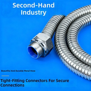 Conduit métallique <span class=keywords><strong>flexible</strong></span> en acier inoxydable SS304 de 4 mm à <span class=keywords><strong>100</strong></span> mm, sur mesure, durable, pour la protection des câbles - Product Image 3