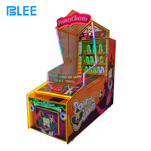 Payaso Frenzy Foam Ball Hit Throw Down the Clown Alley Games Redemption Ball Throw Arcade Shark Park Ticket Máquina de juego de lotería - Product Image 6