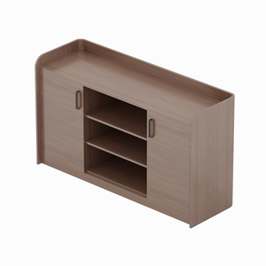 Armoire de rangement moderne en panneaux de bois pour bureau à domicile et atelier - Product Image 6