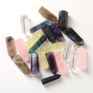 Jd Đá Quý Số Lượng Lớn Pha Lê Đôi Cánh Lục Giác Lăng Kính Hạt Bán Buôn Kim Loại Đôi Cánh Lục Giác Lăng Kính - Product Image 3