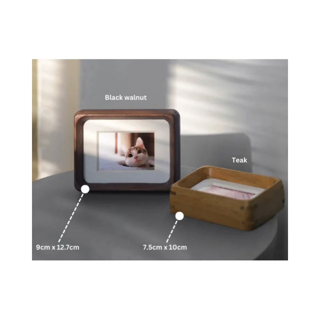 Hot Personalized Gifts Teak Picture Frame Home Decor Black Walnut Photo Frame Solid Wood Mini Photo Frame