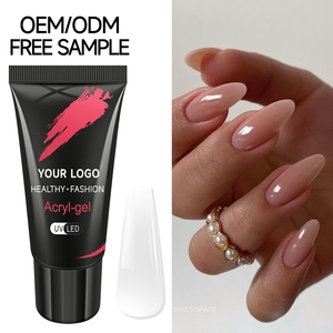 Gel acrylique premium 30g 60g, très apprécié, longue tenue, anti-jaunissement, pour usage DIY et professionnel en salon. - Product Image 1