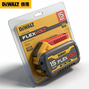 DeWalt <span class=keywords><strong>สว่าน</strong></span>ไฟฟ้า15Ah แบตเตอรี่ลิเธียมแบบชาร์จไฟได้สำหรับ DCB615-2 20/60V แบบยืดหยุ่นโวลต์ - Product Image 1