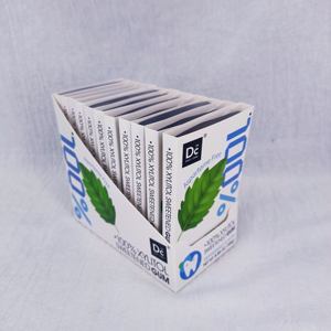 DC24 DAILY CARE Gomme au xylitol et à l'érythritol sans sucre pour bouche sèche, faible en calories, sans sucre, pastèque, paquet de <span class=keywords><strong>60</strong></span> pièces, 4 paquets - Product Image 2