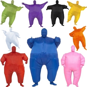 Costume gonflable intégral coloré 2024 avec souffleur, déguisement fantaisie pour adulte, mascotte à thème animal, en polyester - Product Image 2