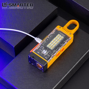 Portable extérieur ventilation Camping briquet étanche alarme aiguë USB Rechargeable <span class=keywords><strong>LED</strong></span> ABS 3.7V cigare torche Arc briquet - Product Image 4