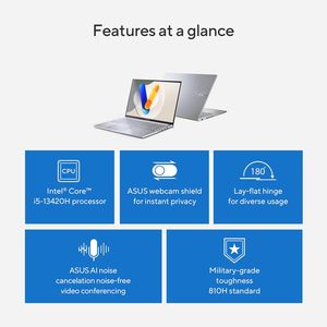 Portátil Vivobook 16 al por Mayor, Pantalla WUXGA de 16 Pulgadas y 60Hz, Intel Core I5 13420H, 16GB de RAM, 512GB SSD, Windows Business, Intel Iris - Product Image 6