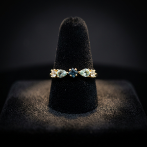 Customizable S925 14K Gold Plated Rhodium Plated Classic <b>Ring</b> Pink Opal Cubic Zirconia for Parties - Product Image 2