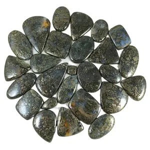 الطبيعي Marcasite البيريت أحجار كريمة مفكوكة كابوشون مزيج شكل و حجم Marcasite البيريت الأحجار الكريمة الكثير صنع المجوهرات