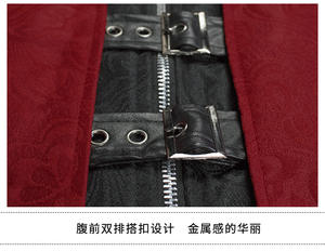 Manteau Trench Steampunk Gothique en Cuir avec Col Rabattu et Capuche, Veste Queue de Pie pour Costume d'Assassin Halloween pour Hommes Grande Taille - Product Image 6